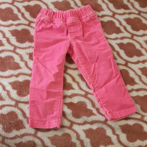 size 12M Baby girls bright pink cute pants - Picture 2 of 7